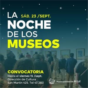 Convocatoria para la Noche de los Museos 2023